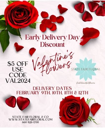 valentines delivery discount